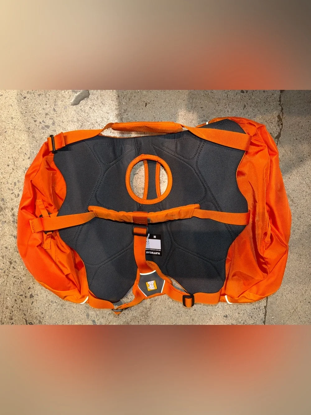 Ruffwear Approach Dog Gear Pack Orange Hiking Backpack w/ Saddlebags Size M